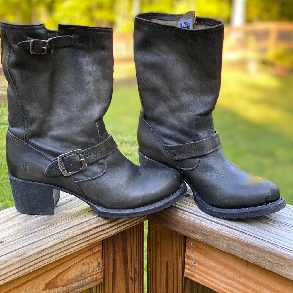 FRYE biker style boots